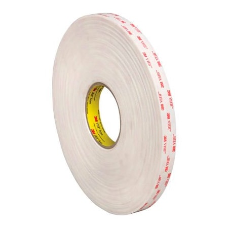 Box Packaging 3M 4945 Double Sided VHB Acrylic Foam Tape 3/4" x 5 Yds. 45 Mil White VHB494534R